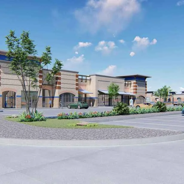 Commercial construction exterior