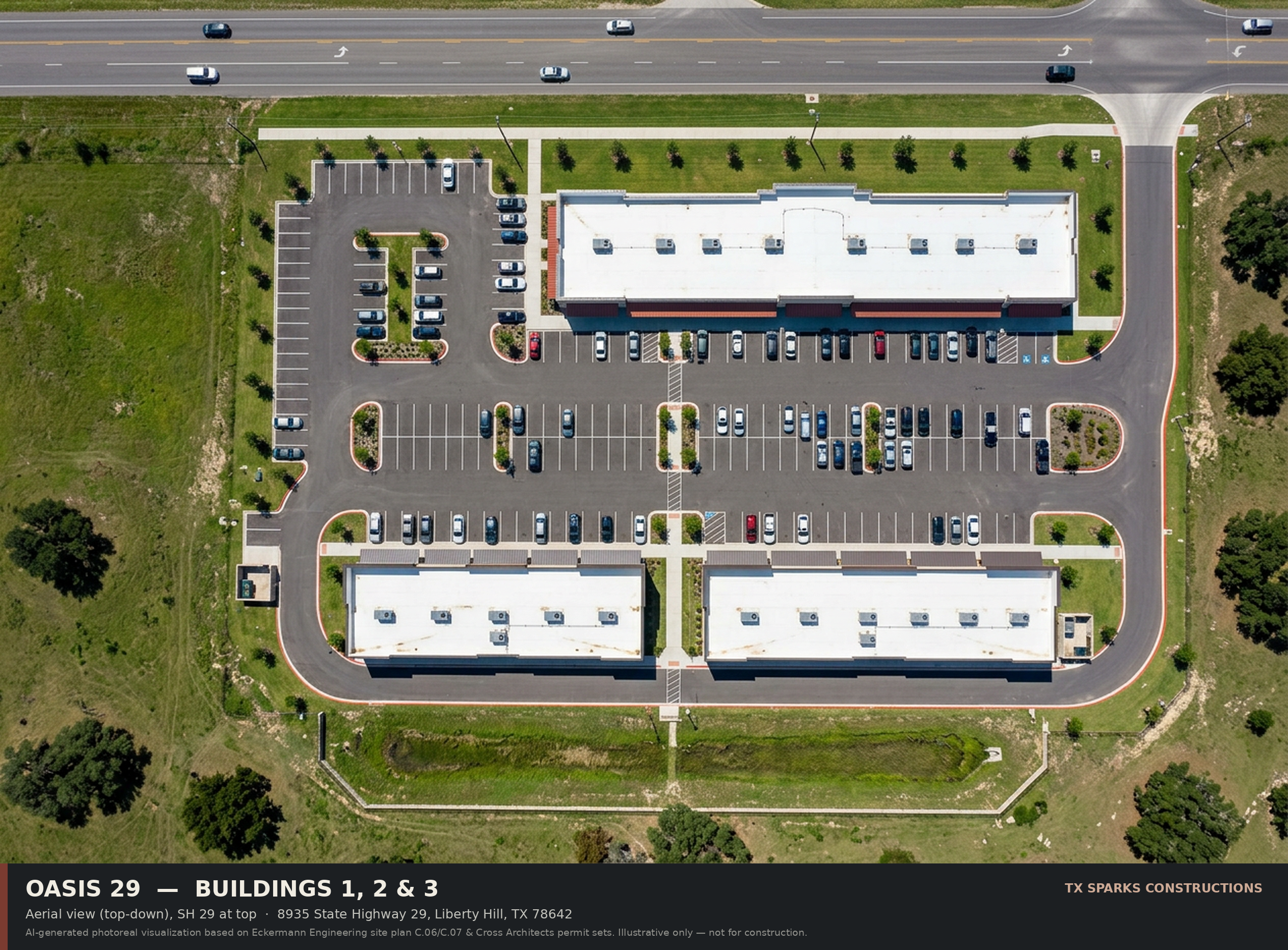 Oasis 29 - Ground Up Construction project in Liberty Hill, Texas by TX Sparks Construction